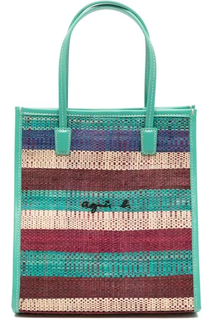 AGNÈS B. Raffia tote bag