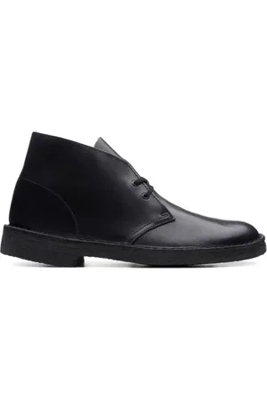 Clarks Leather " Polished" desert boots