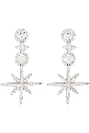 APM Monaco M??t??orites and Circles pav?? drop earrings
