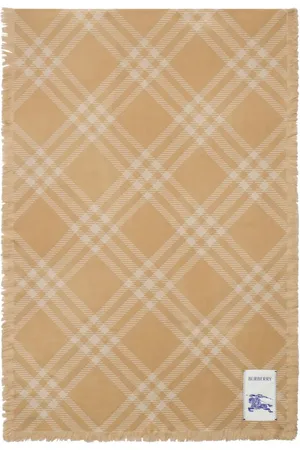 Burberry Wide check-print scarf