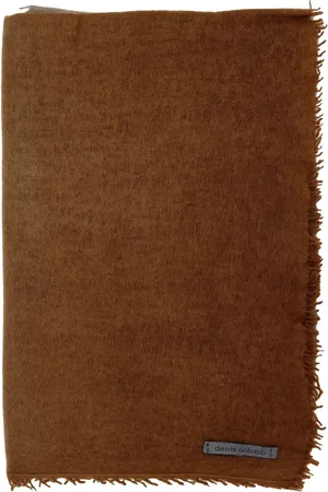 DENIS COLOMB Frayed-edge scarf