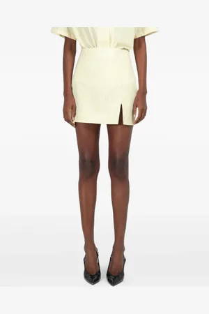 Rowen Rose Cotton striped mini skirt