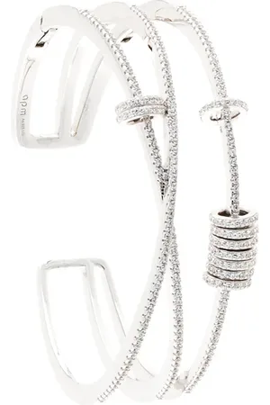 APM Monaco Piercing sliding rings triple cuff