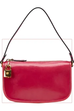 Loewe 2008 Anagram Leather Padlock shoulder bag