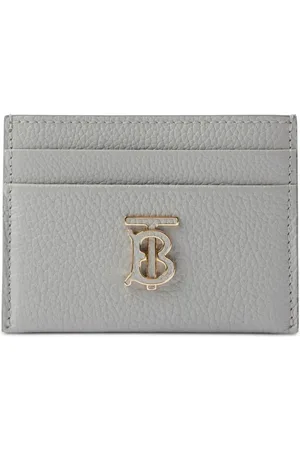 Burberry TB leather card holder