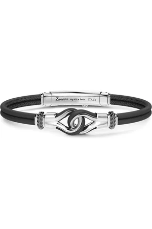 Zancan Engraved-logo bracelet