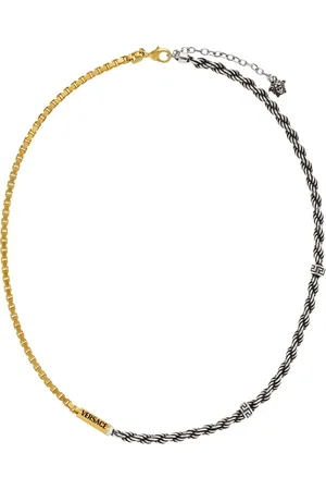 VERSACE Logo-engraved necklace