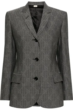 Gucci GG-chevron wool blazer