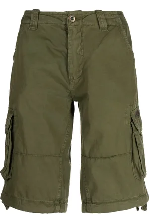 Alpha Industries Cargo-style cotton shorts