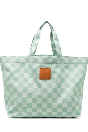 CAF Maxi checkerboard tote bag