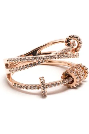 APM Monaco Hoop-detail -plated triple ring