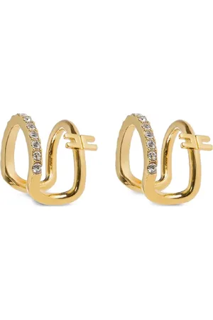 Elisabetta Franchi Rhinestone-embellished ear cuff