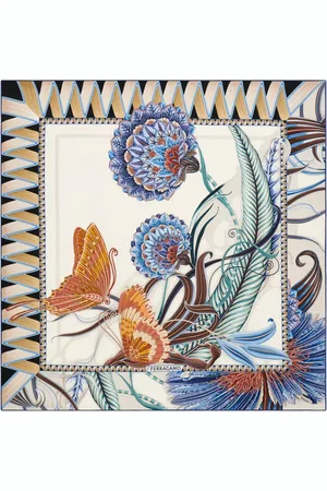 Salvatore Ferragamo Graphic-print silk scarf