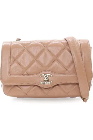 CHANEL 2019 Mini Shiny Calfskin Hold The Line Flap crossbody bag