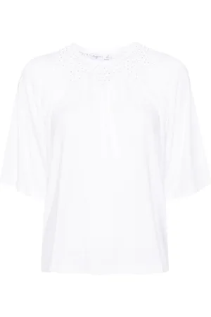 AGNÈS B. Smocking details top