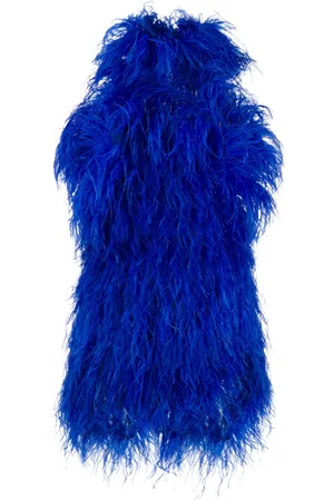 The Attico Feather mini dress