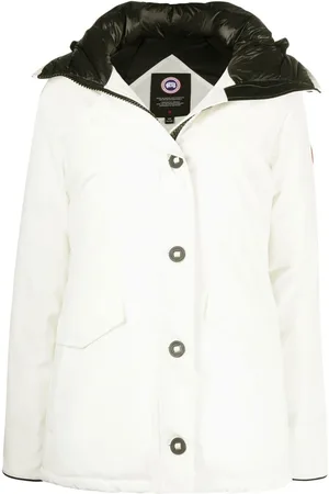 Canada Goose Logo-patch hooded parka