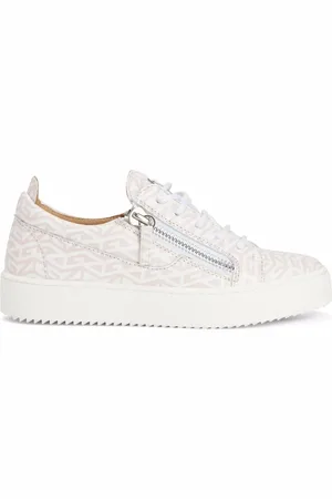 Giuseppe Zanotti Gail monogram leather sneakers