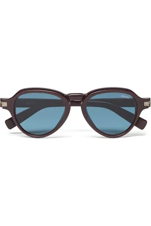 Ermenegildo Zegna Round-frame sunglasses