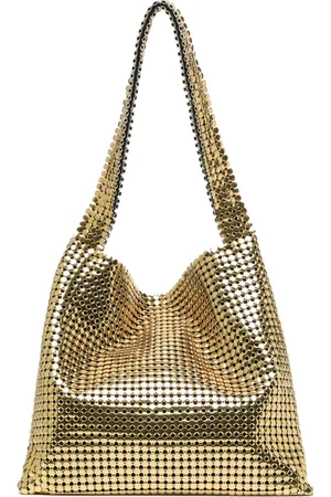 Paco rabanne Pixel metallic-finish shoulder bag