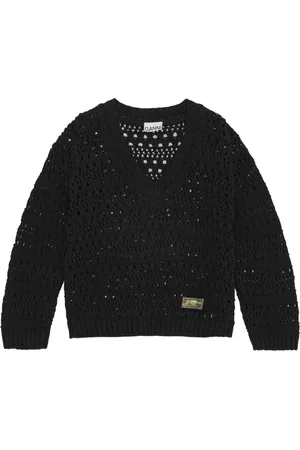 Ganni Open-knit sweater