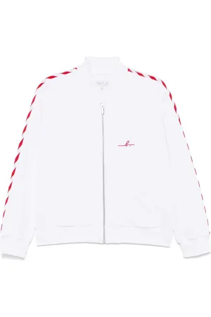 AGNÈS B. Logo-embroidered cardigan