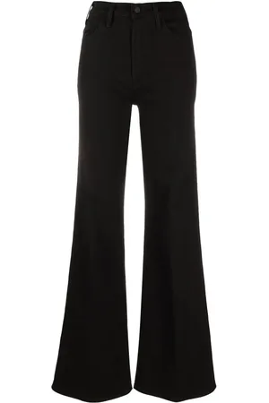 Mother High-rise wide-leg jeans