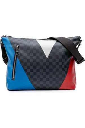 LOUIS VUITTON 2016 Damier Cobalt Americas Cup Regatta Mick PM crossbody bag