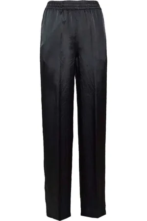 Aspesi Elasticated waistband wide-leg trousers