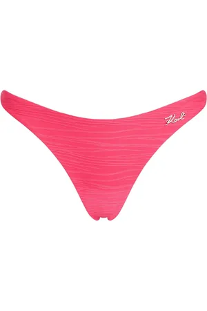Karl Lagerfeld Logo-plaque bikini bottoms