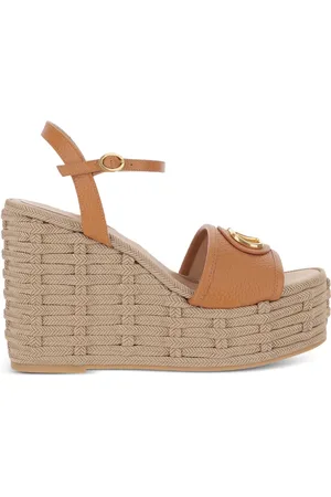 VALENTINO GARAVANI 120mm Vlogo-plaque espadrilles