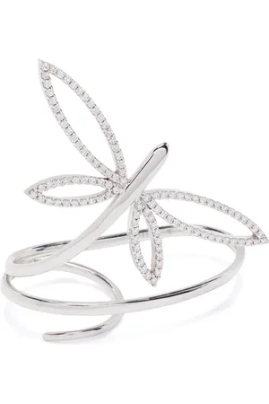 ANAPSARA 18K white gold dragonfly-motif diamond ring