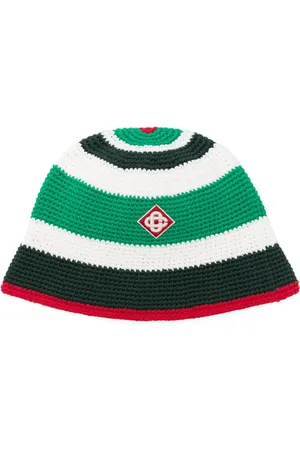 Casablanca Logo-appliqu?? crochet bucket hat