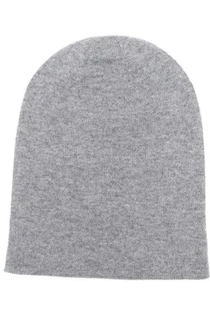 Saint Laurent Embroidered-logo cashmere beanie hat