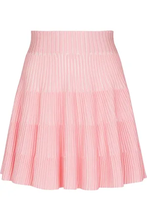 Balmain Ribbed-knit skirt