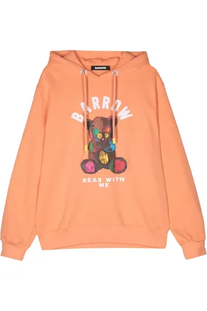 BARROW Logo-print cotton hoodie