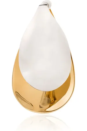 CHARLOTTE CHESNAIS Two-tone petal-shape earring