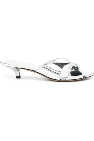 PARIS TEXAS 40mm leather mules