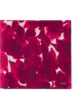 Prada Printed silk scarf