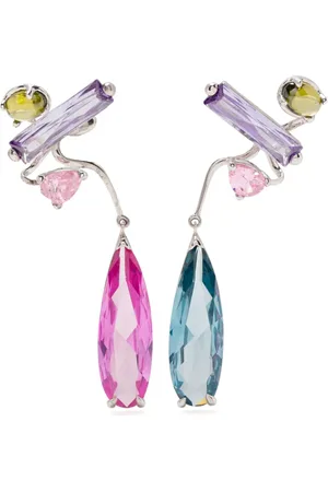 ALAN CROCETTI Rainbow mixed hybrid earcuff