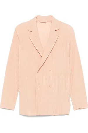 Issey Miyake Pliss??-effect blazer