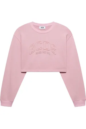 GCDS Logo-embroidered T-shirt