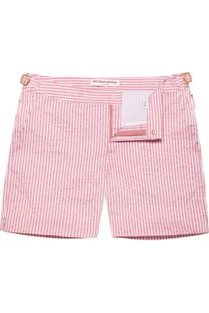 Orlebar Brown Bulldog striped-jacquard swim shorts