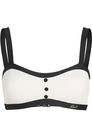 Karl Lagerfeld Bandeau bikini top
