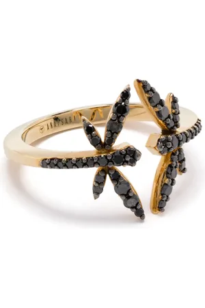 ANAPSARA 18K dragonfly-motif diamond ring