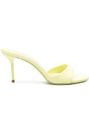 PARIS TEXAS 90mm leather mules