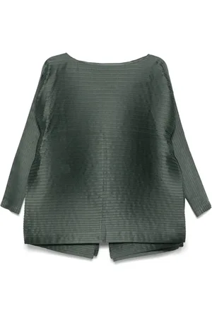 Issey Miyake Pliss?? blouse