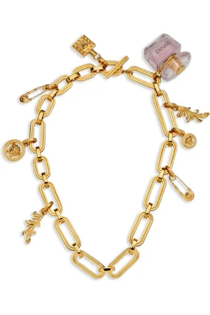 VERSACE Logo-print necklace