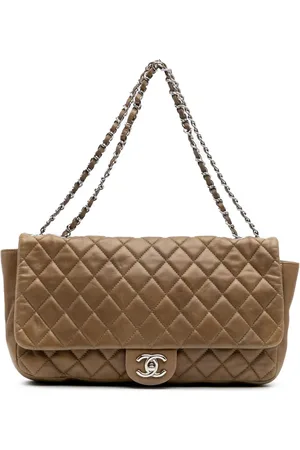 CHANEL 2009-2010 Jumbo Quilted Lambskin Coco Rain Flap shoulder bag