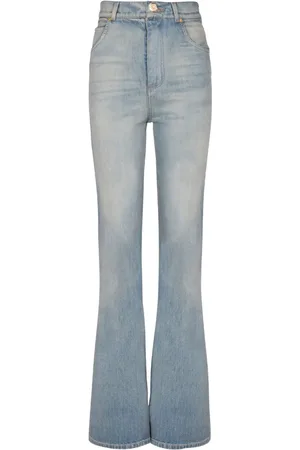 Balmain Logo-patch jeans